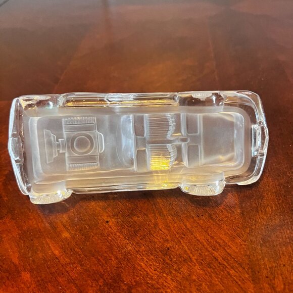 Vintage Hofbauer Crystal Car Paperweight corvette Germany Over 24% PbO - Picture 8 of 8